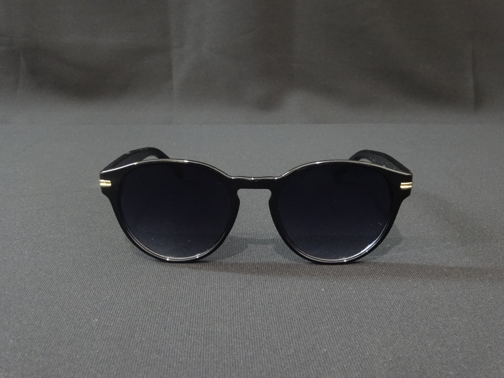 James Watson Classic Salon Sunglasses - Shaded Midnight Black