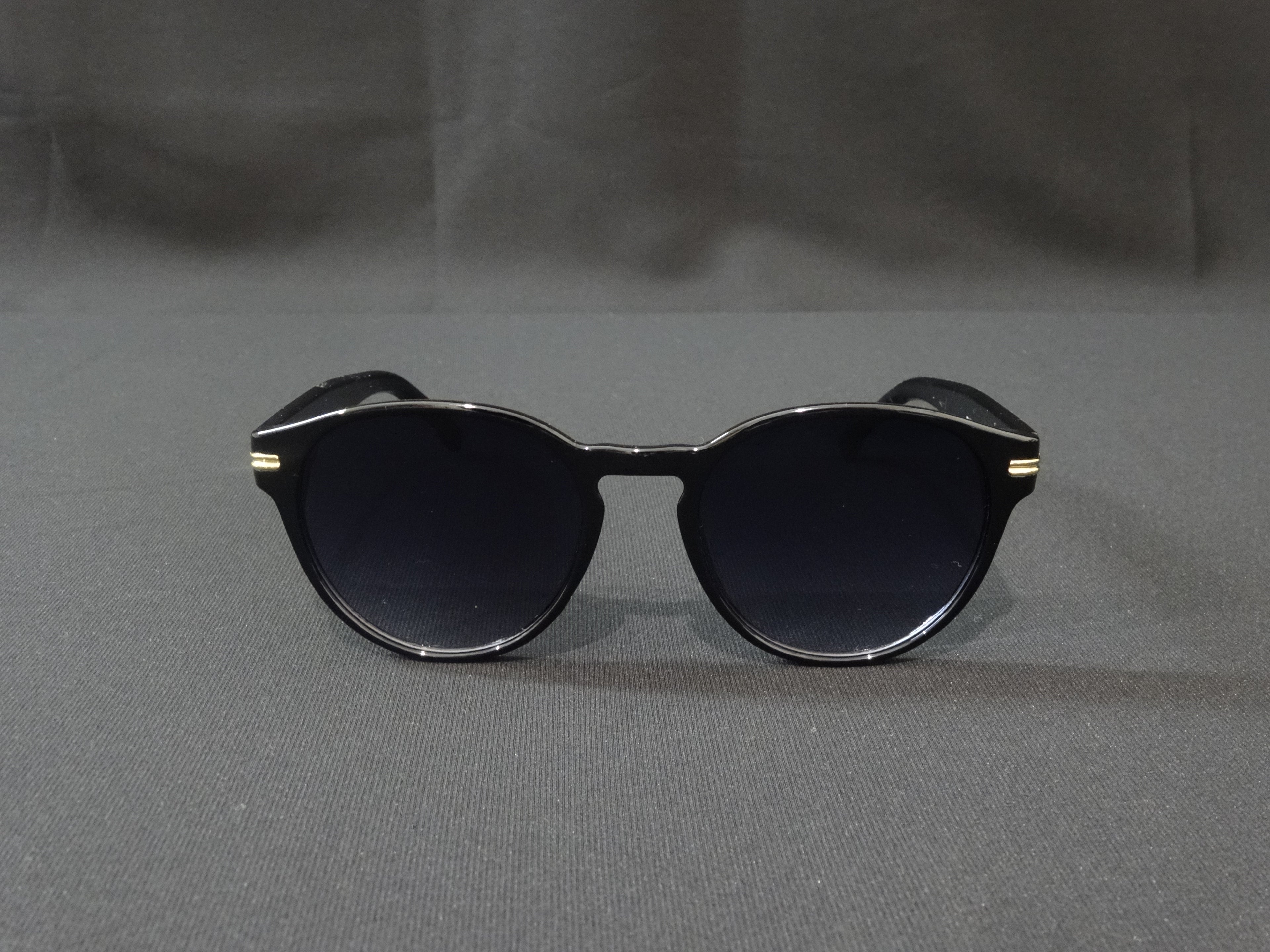 James Watson Classic Salon Sunglasses - Shaded Midnight Black
