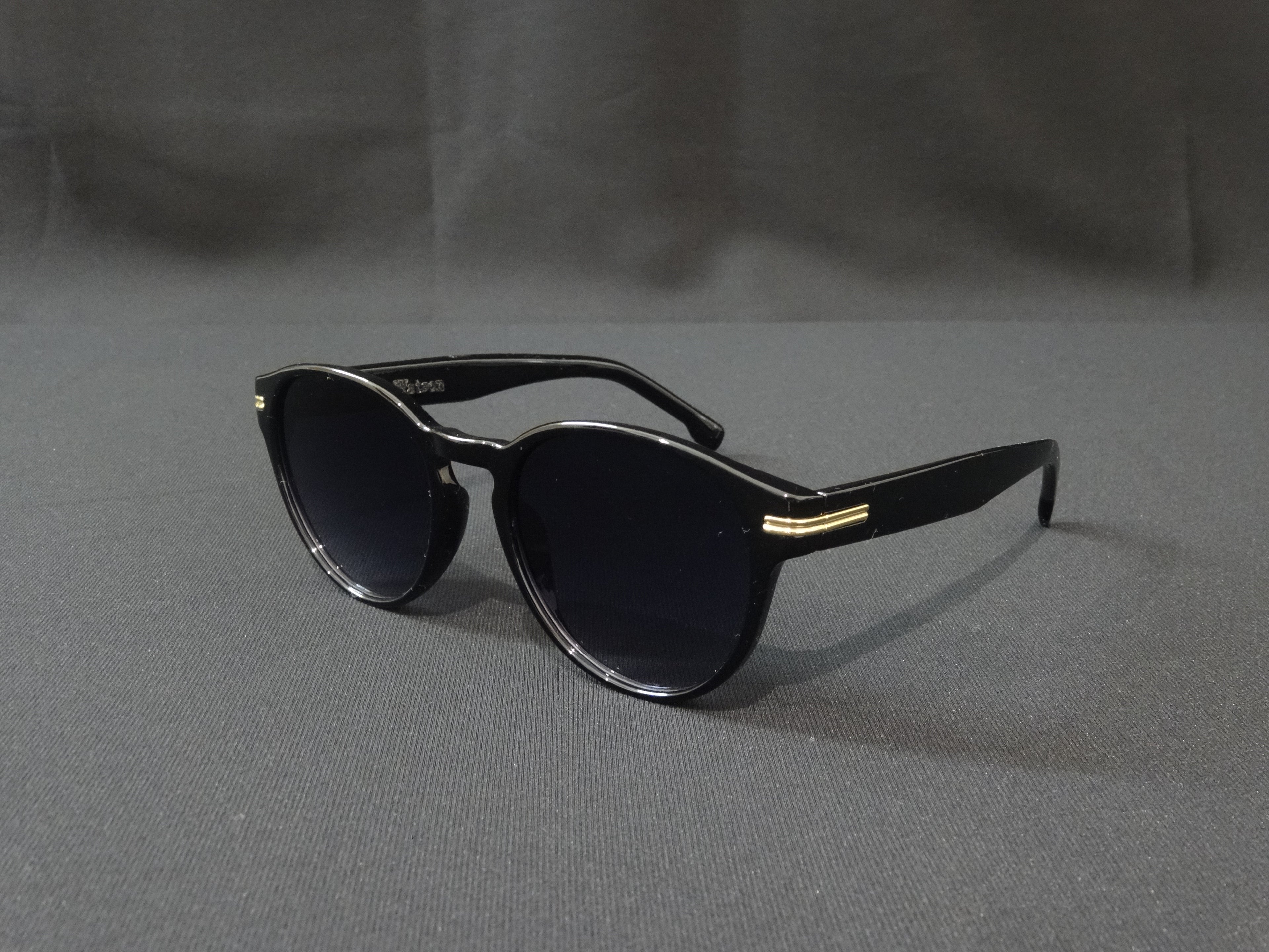 James Watson Classic Salon Sunglasses - Shaded Midnight Black
