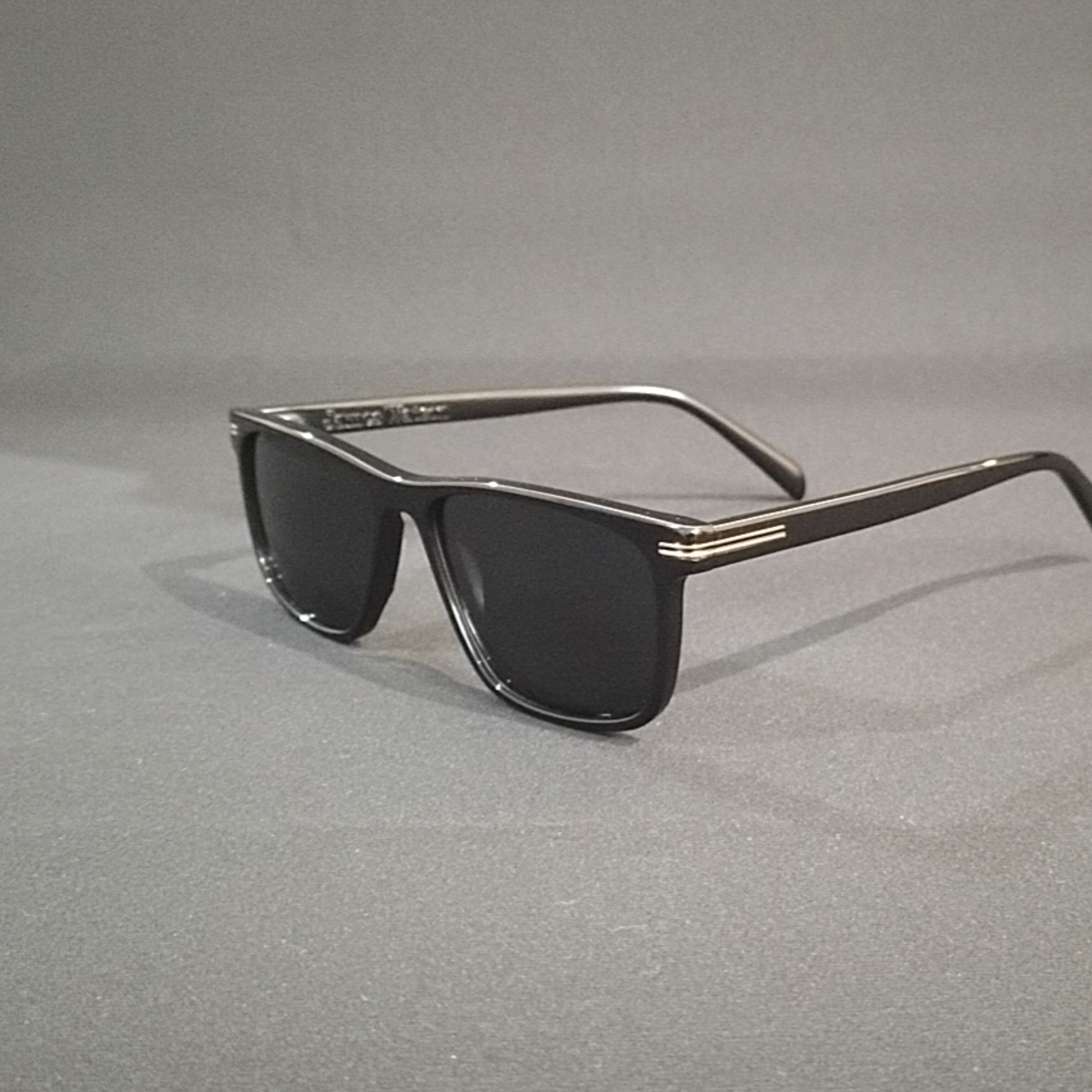 James Watson Wayfarer Sunglasses - Midnight Black