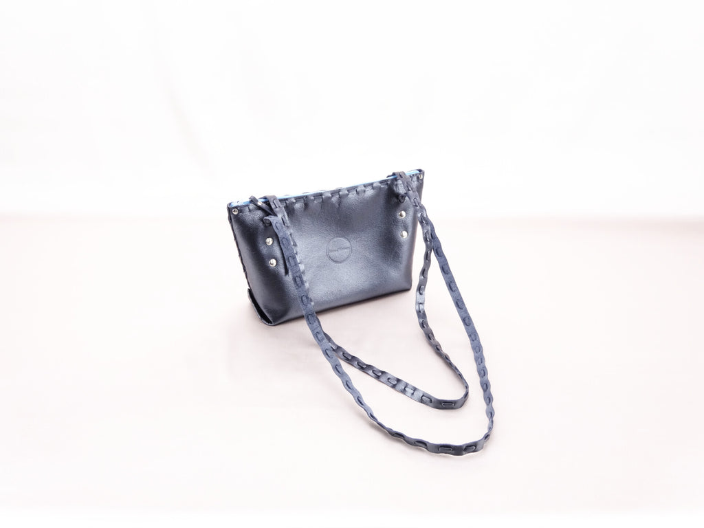James Watson Handbag - Metallic Grey