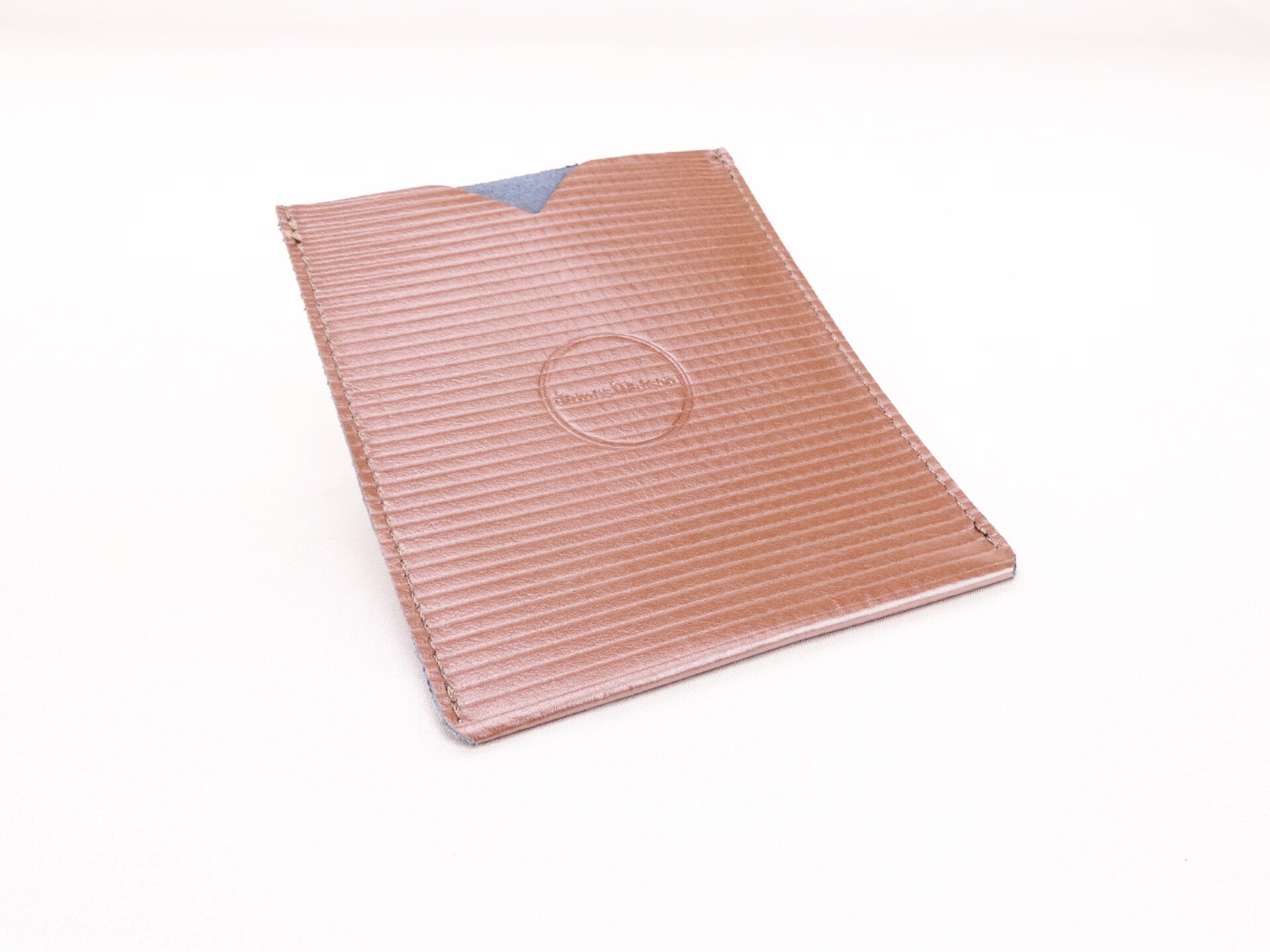Passport Sleeve - Striped Brown