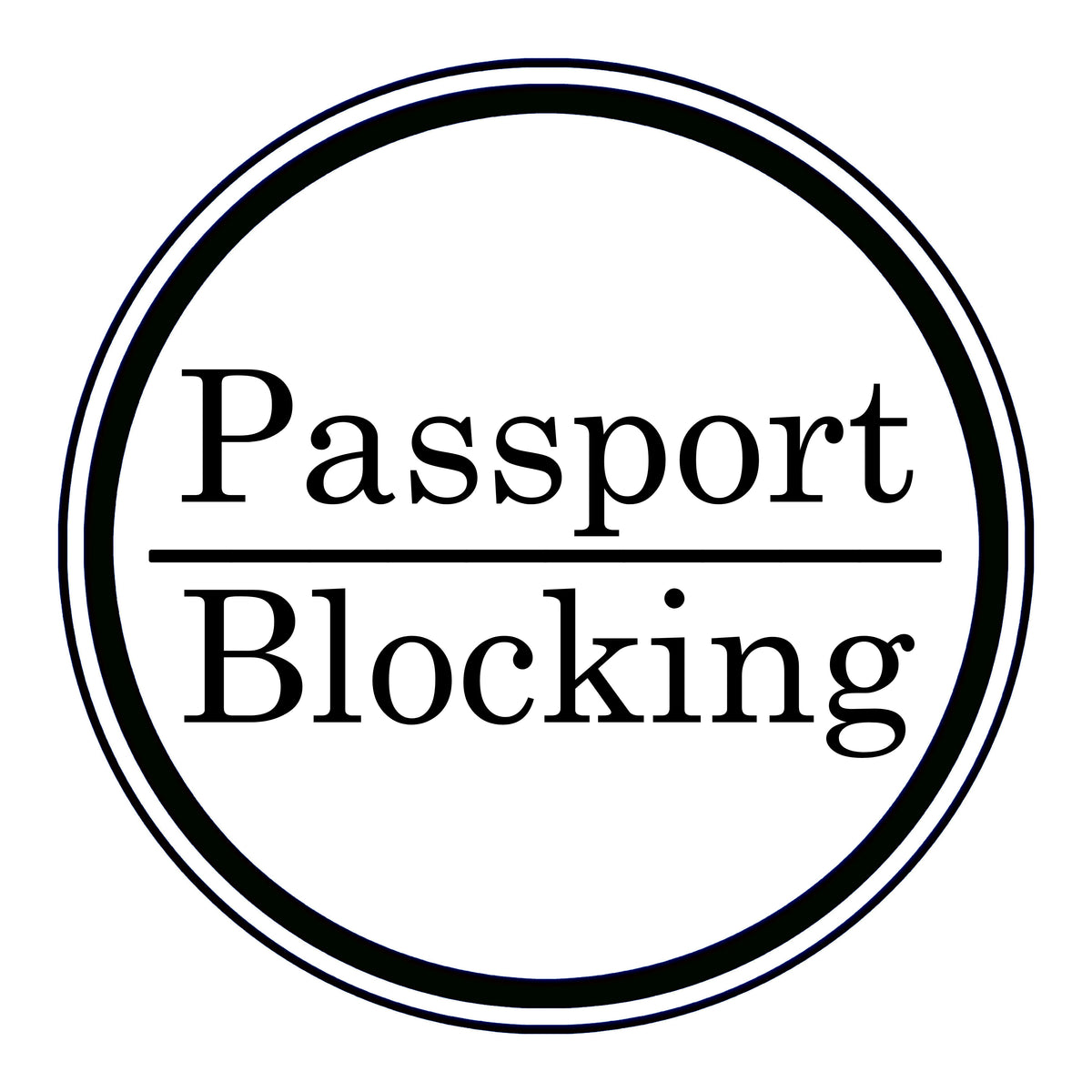 Passport Sleeve - Matte Black