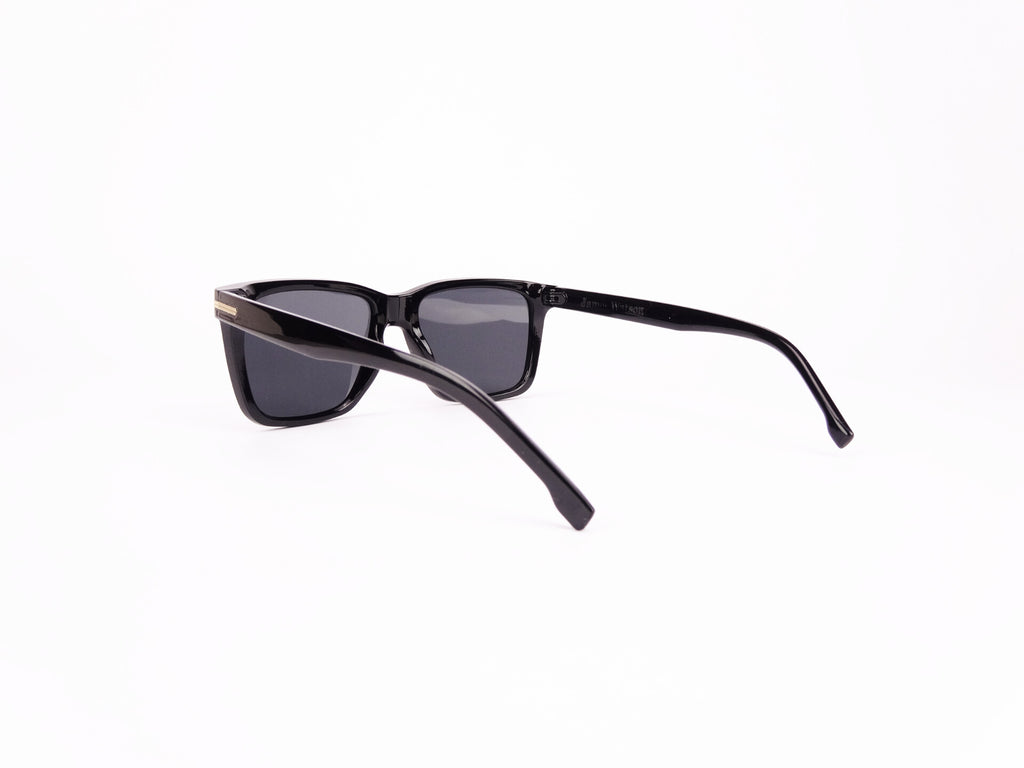 James Watson Large Wayfarer - Midnight Black - Polarised