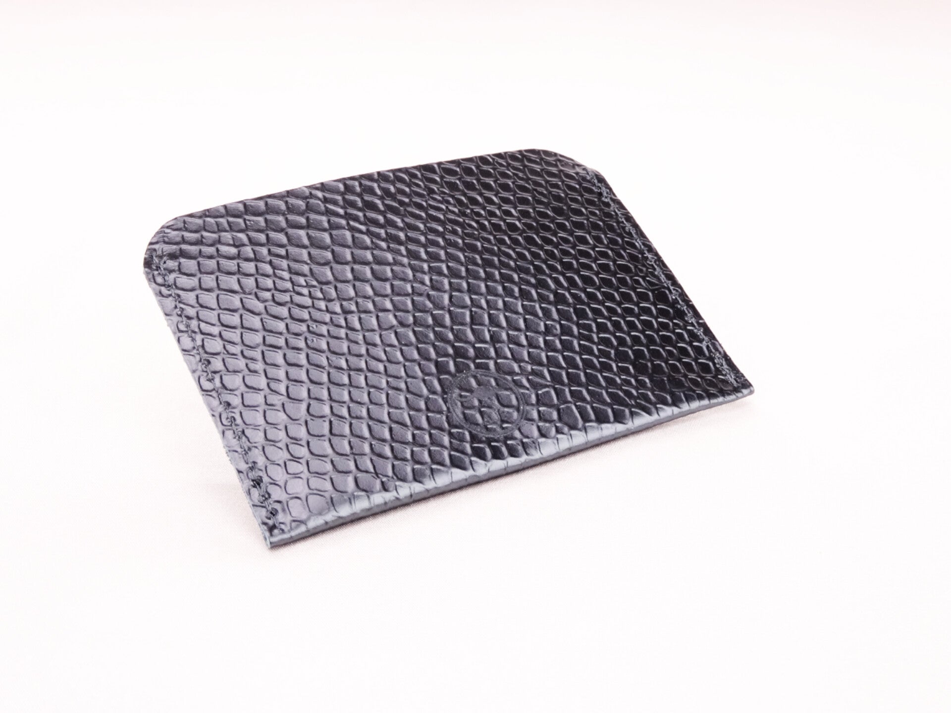 Pocket Wallet - Black Gloss Reptile