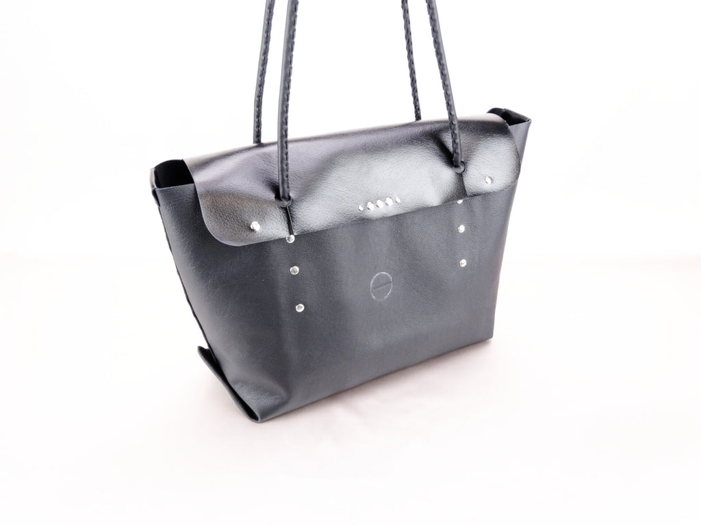 James Watson Soft Satchel - Matte Black
