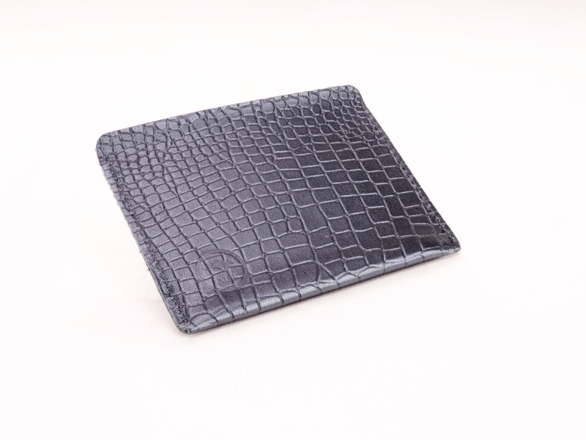 Pocket Wallet - Black Reptile