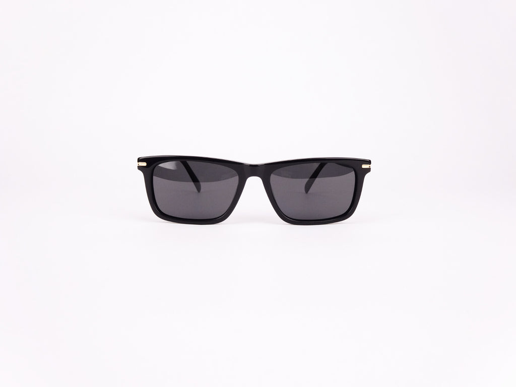 James Watson Modern Wayfarer - Midnight Black - Polarised