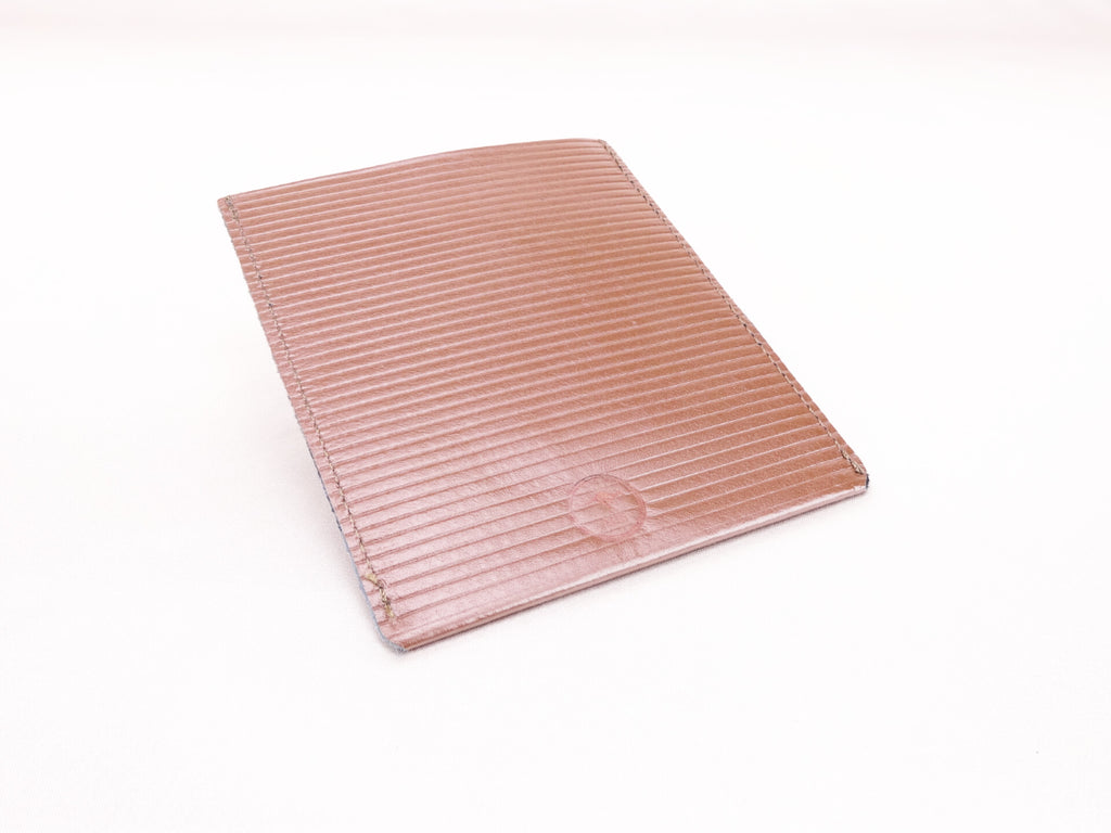 Passport Sleeve - Striped Brown
