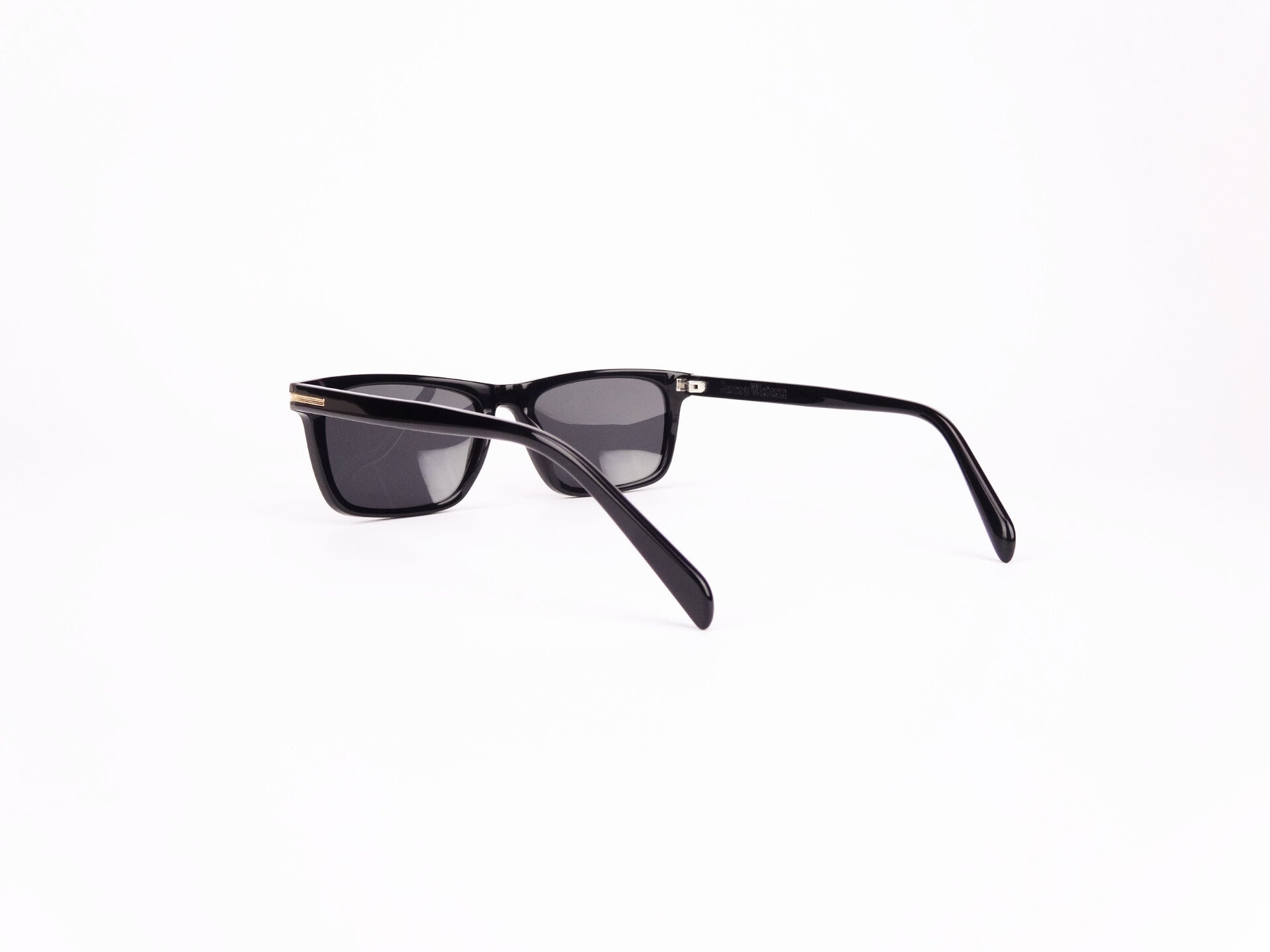 James Watson Modern Wayfarer - Midnight Black - Polarised