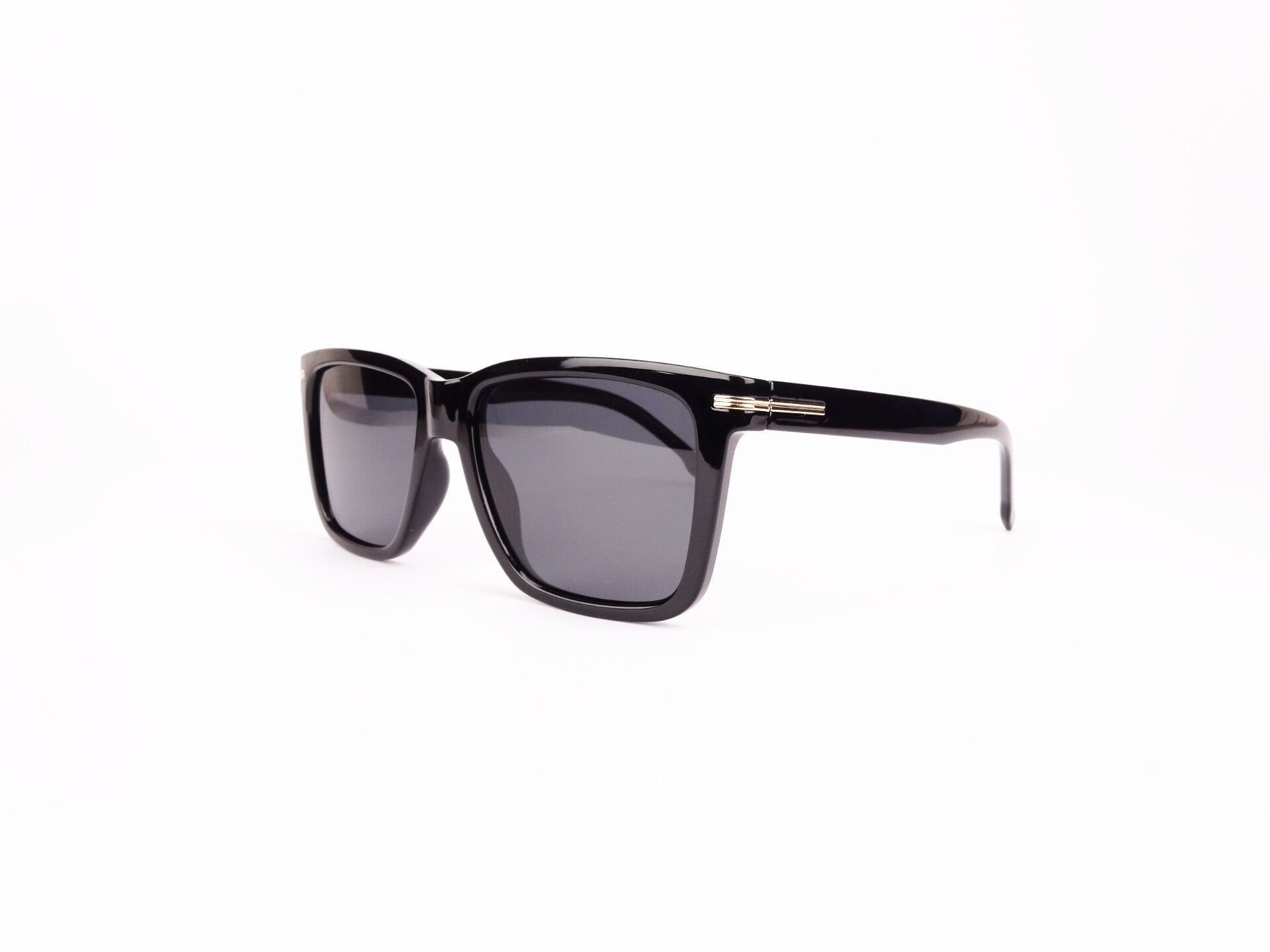 James Watson Large Wayfarer - Midnight Black - Polarised