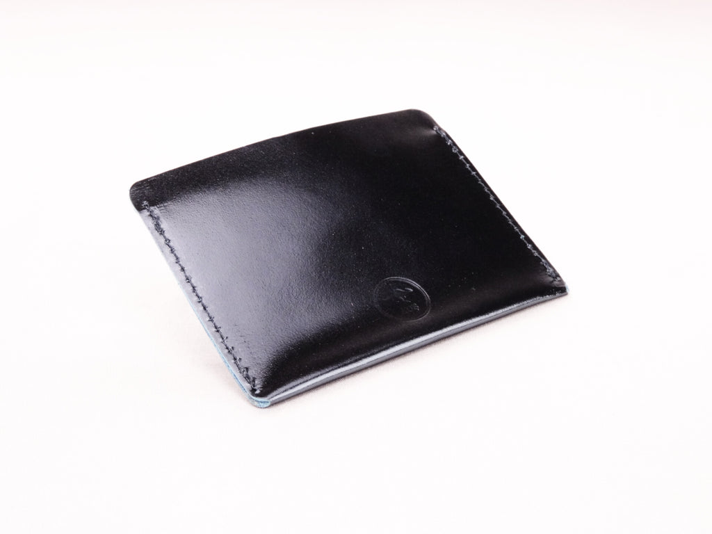 Pocket Wallet - Satin Black (Blue)