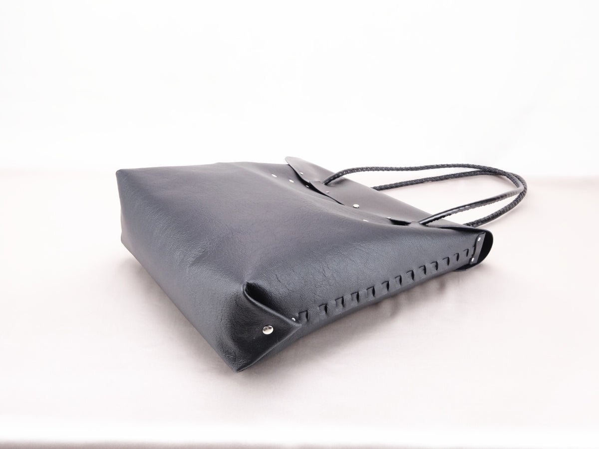James Watson Soft Satchel - Matte Black