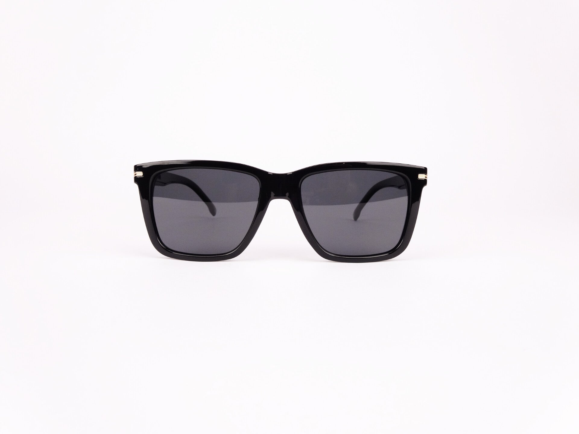 James Watson Large Wayfarer - Midnight Black - Polarised
