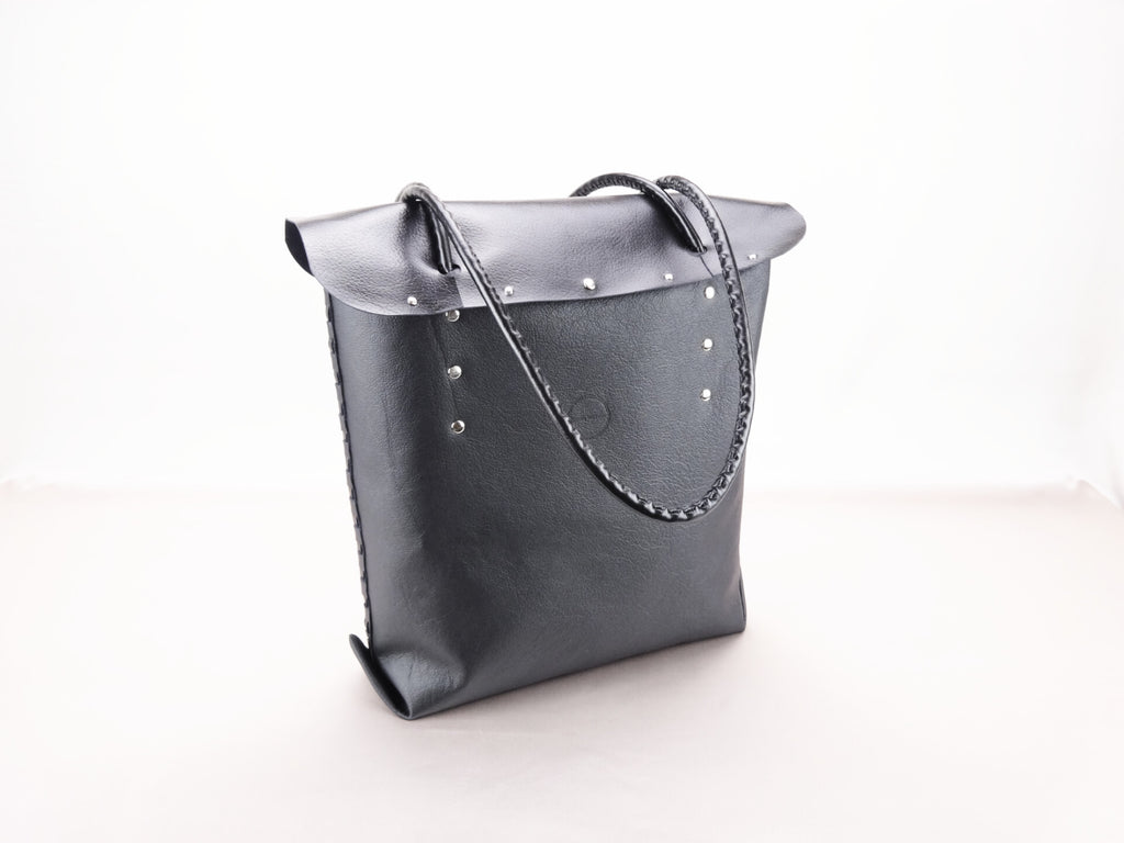 James Watson Soft Satchel - Matte Black