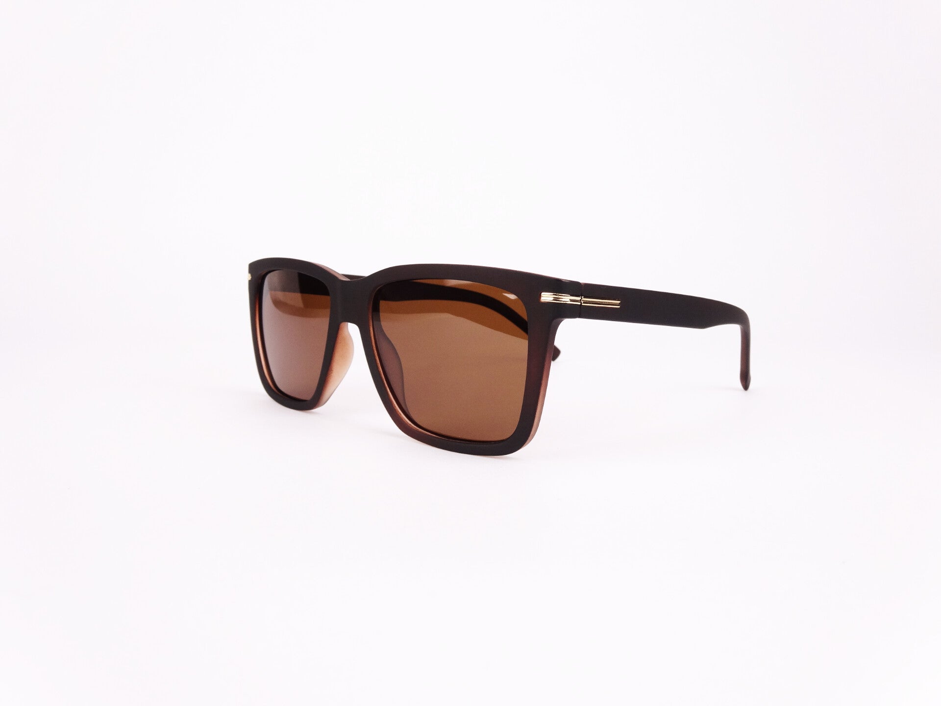 James Watson Large Wayfarer - Matte Brown - Polarised