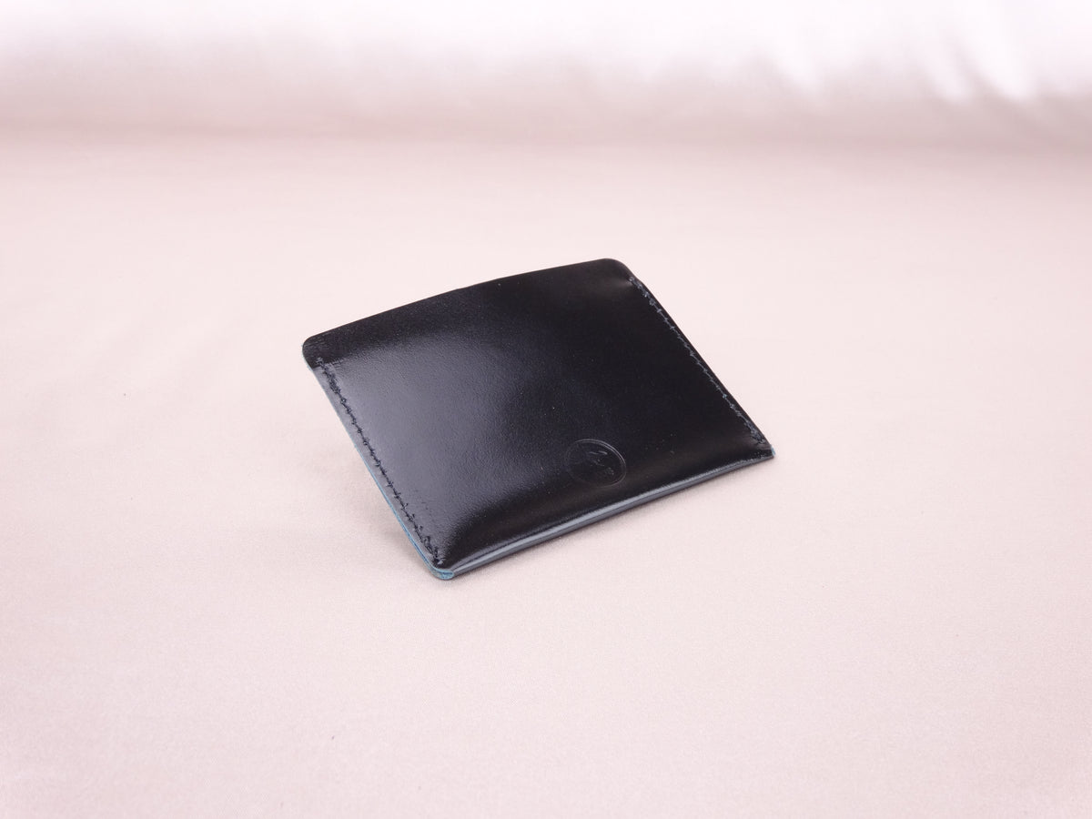 Pocket Wallet - Satin Black (Blue)