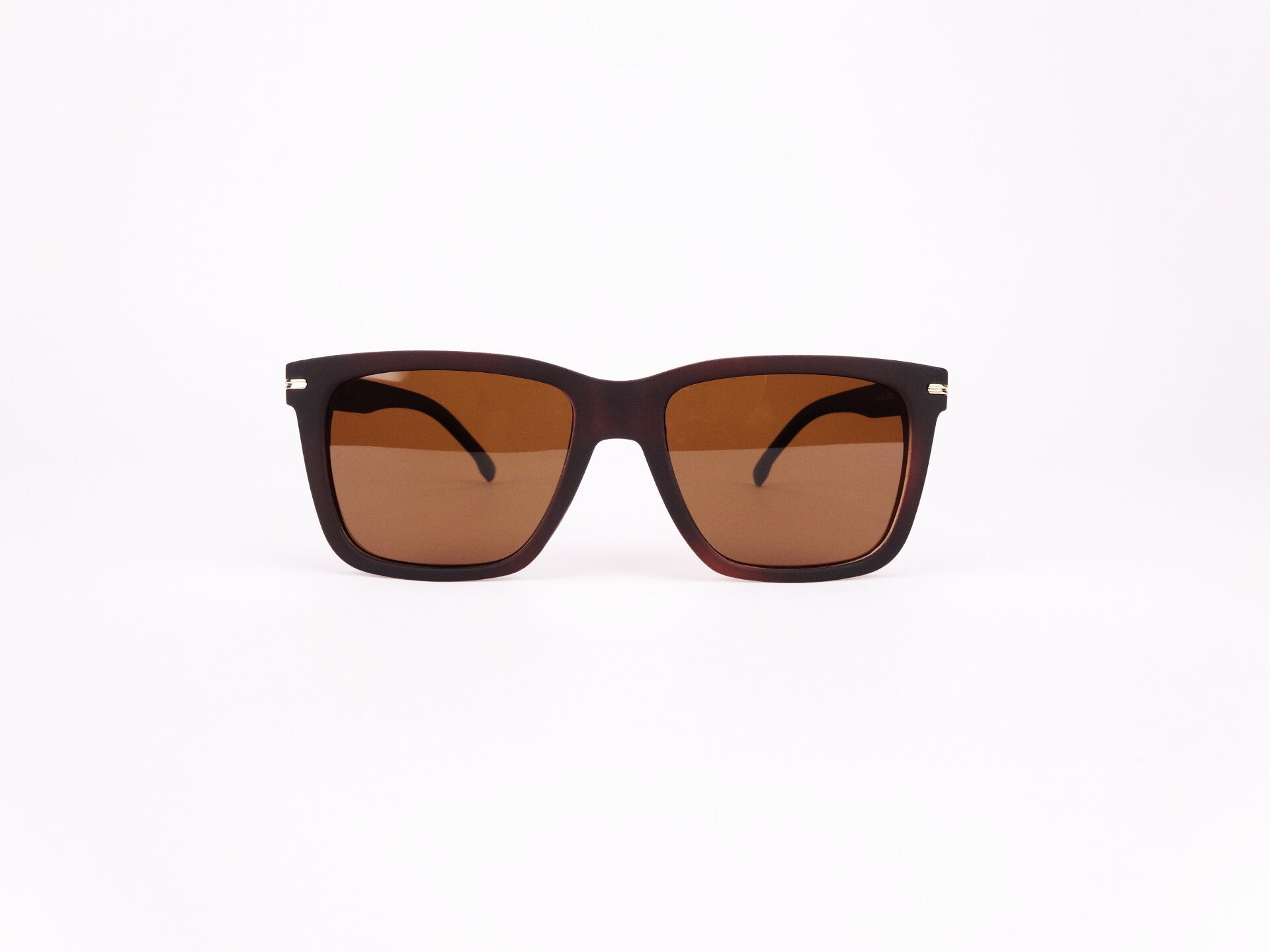 James Watson Large Wayfarer - Matte Brown - Polarised
