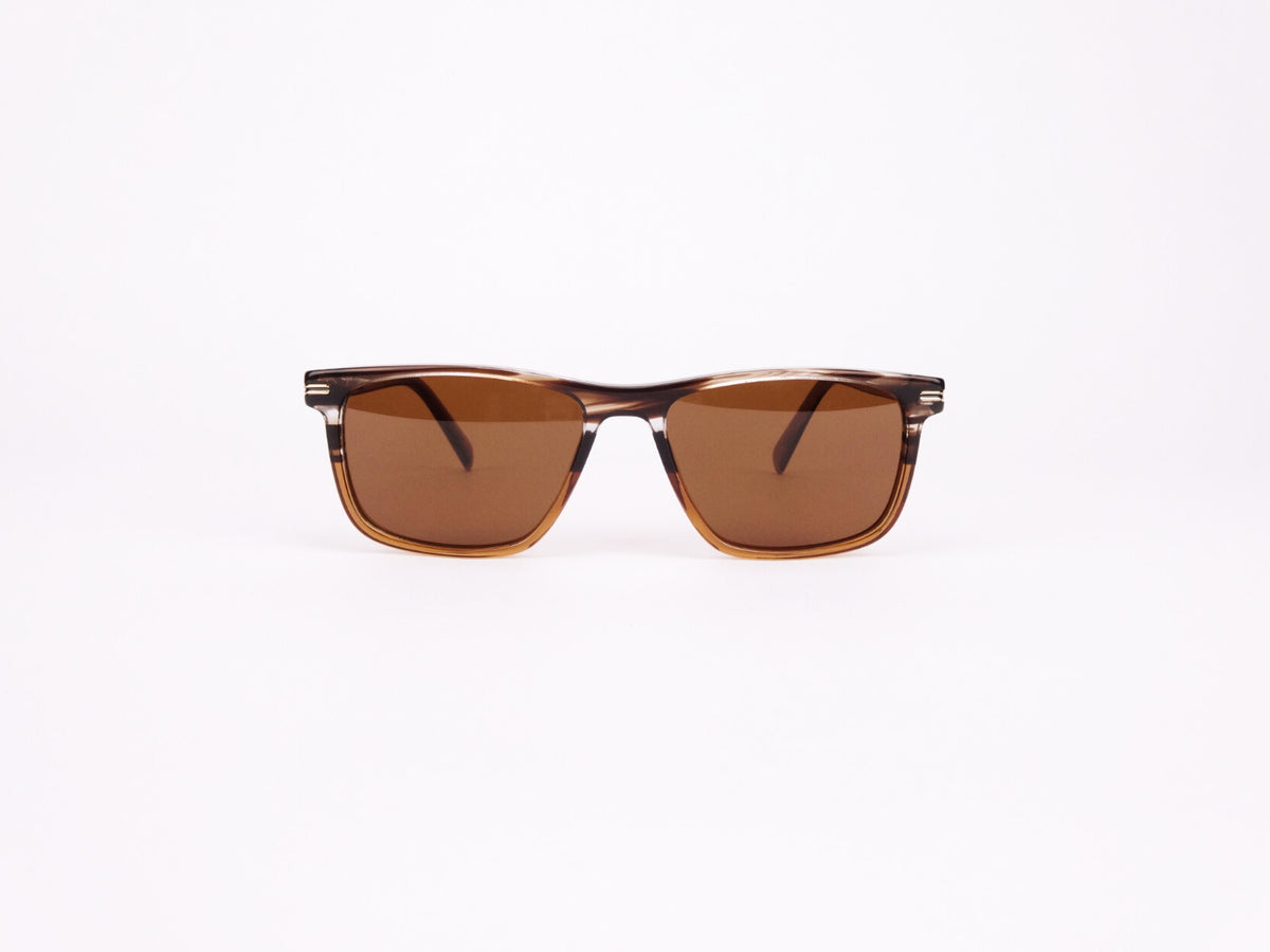 James Watson Classic Wayfarer - Eucalyptus Brown - Polarised